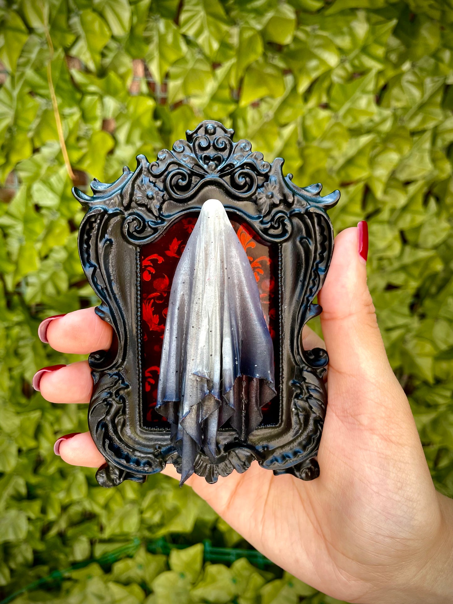 Framed Ghoul: Clear + Black Gradient