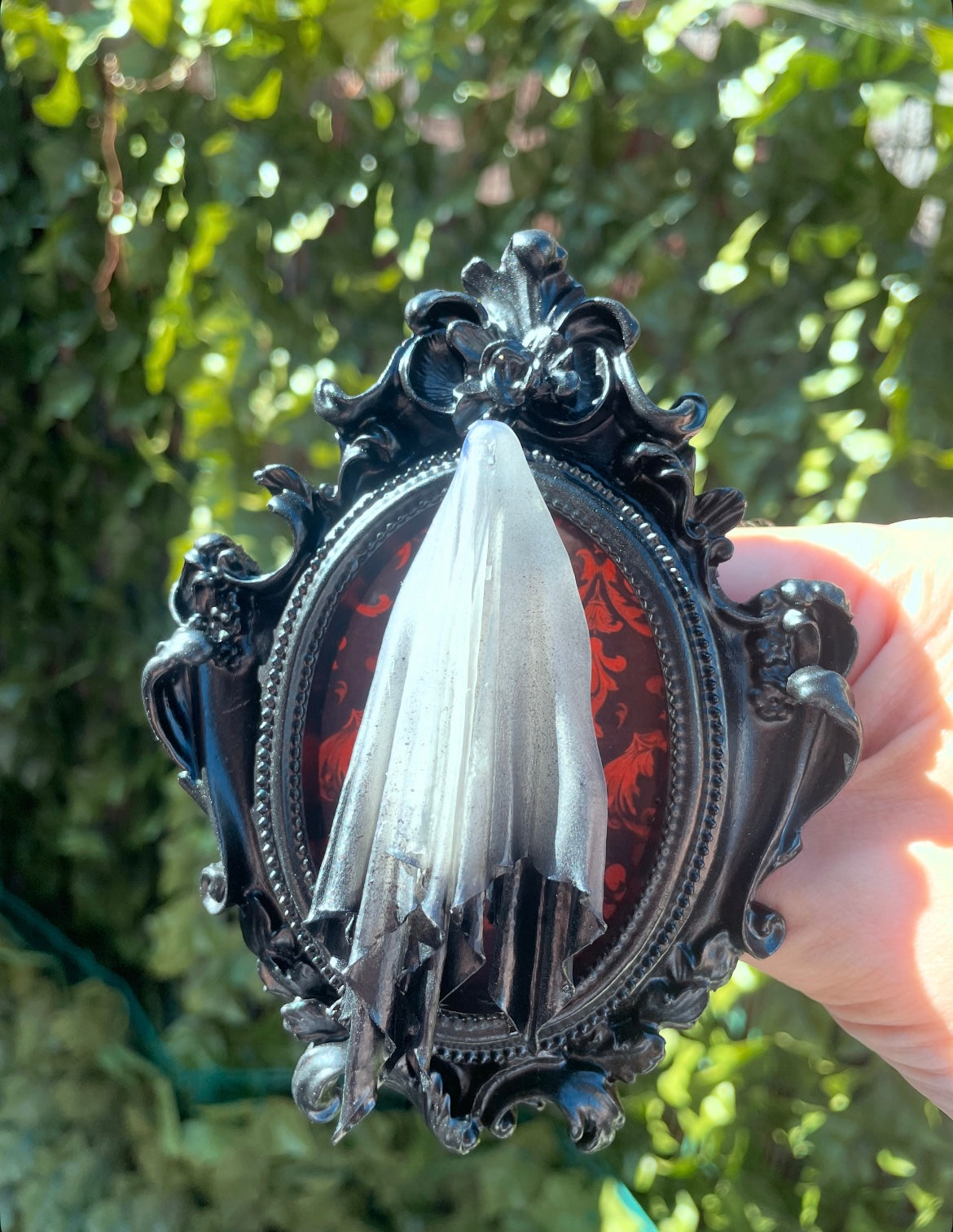 Framed Ghoul: Clear + Black Gradient