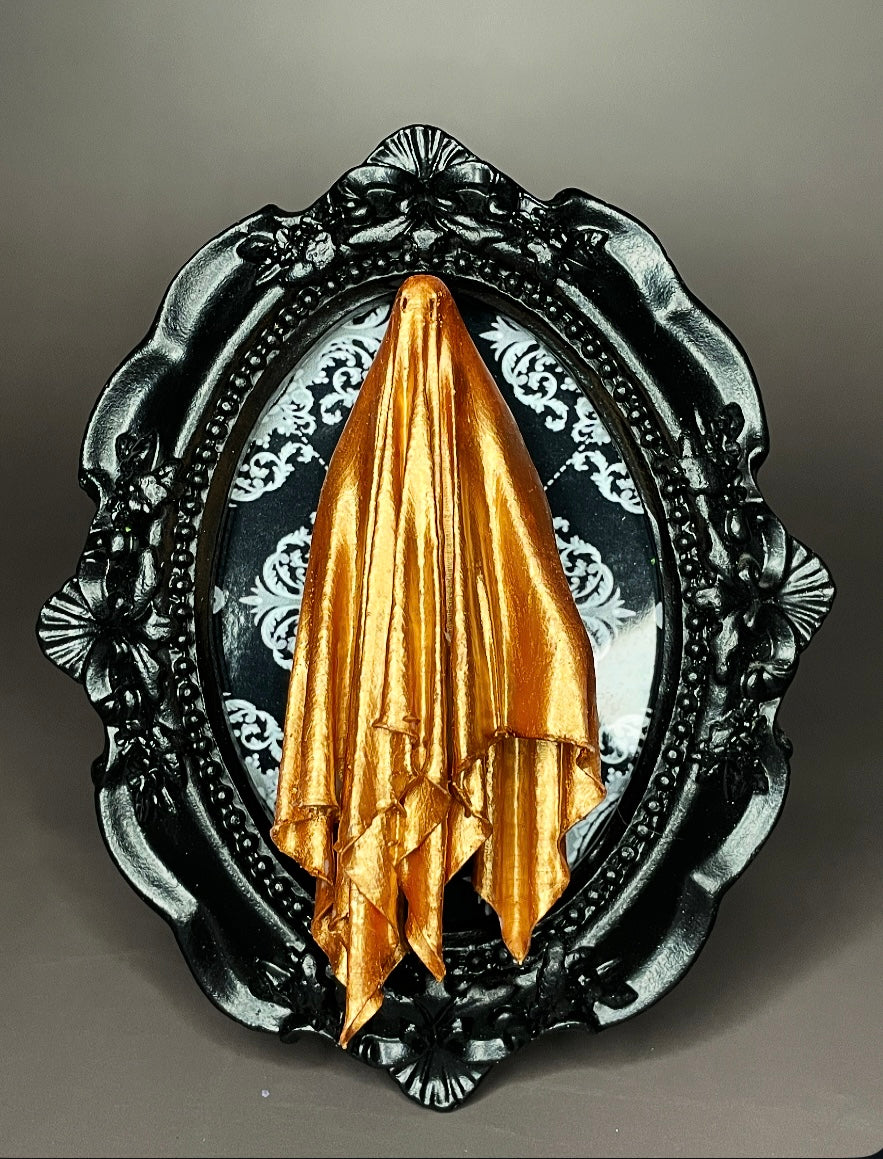 Framed Ghoul: Bronze, Black/White Background