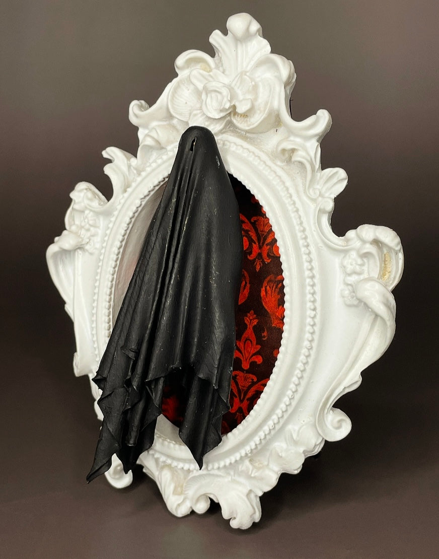 Framed Ghoul: Black, Red Background