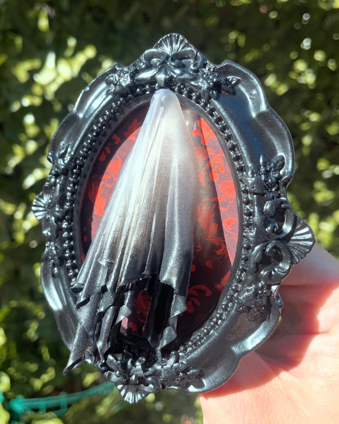 Framed Ghoul: Clear + Black Gradient