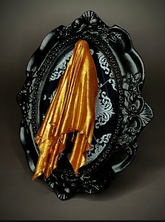 Framed Ghoul: Bronze, Black/White Background