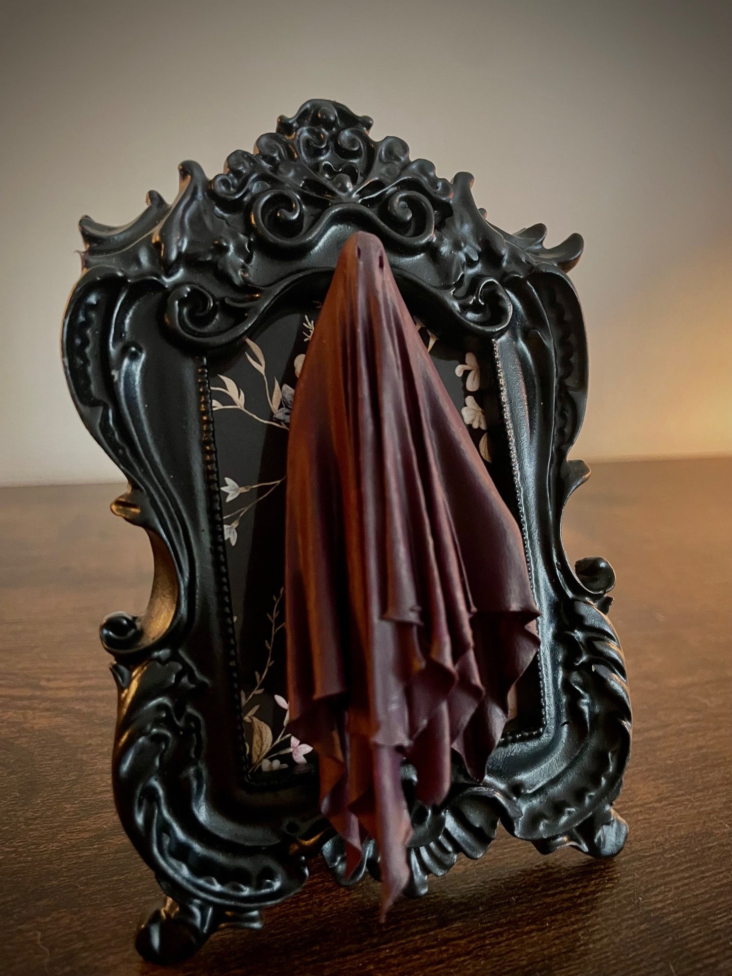 Framed Ghoul: Purple, Floral