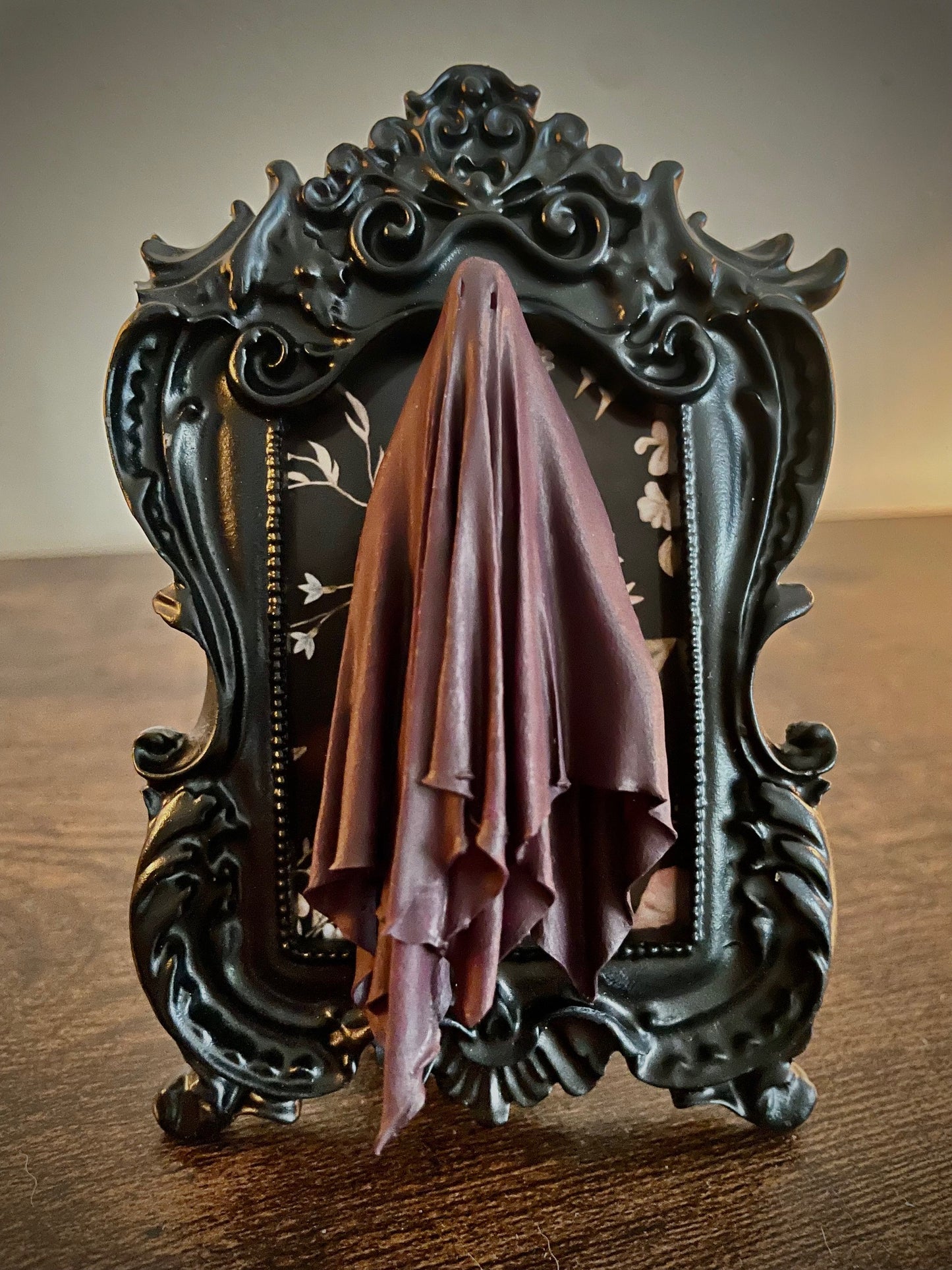 Framed Ghoul: Purple, Floral