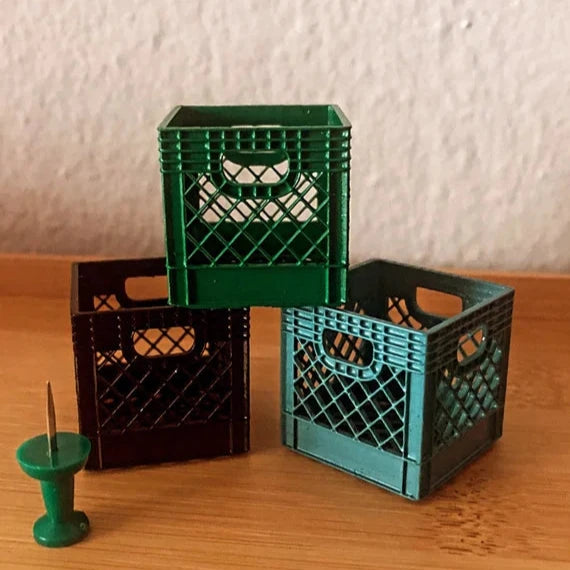 Miniature Milk Crates (3 Pack)